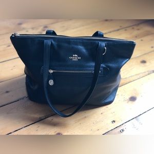 Coach Black Leather Handbag